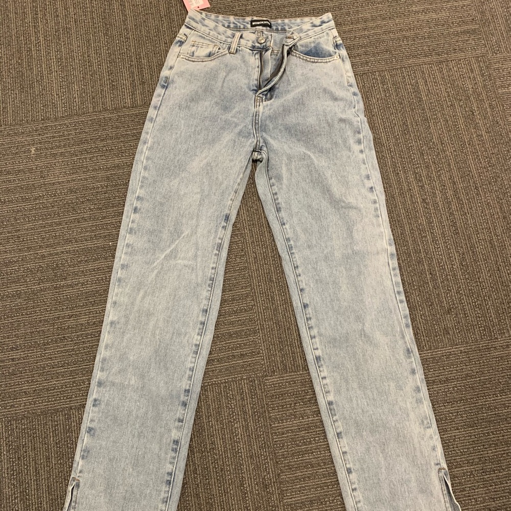 Missy Empire Slit leg jeans